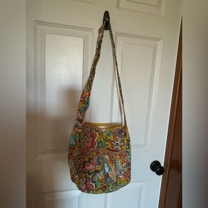 Retired, gently used Vera Bradley Large lunch bag in the Provencal pattern.